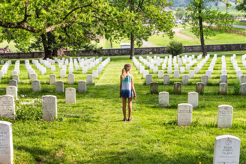 Gettysburg national cemetery