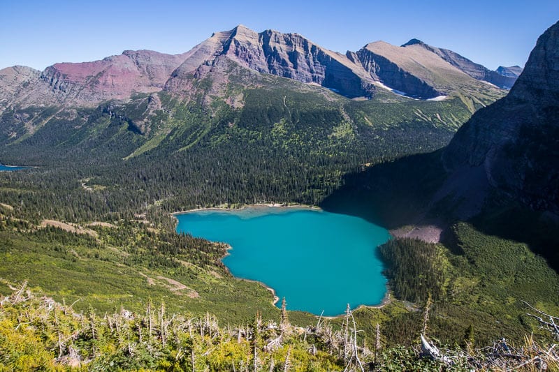 Grinnell Lake on the Grinnell Glacier Trail