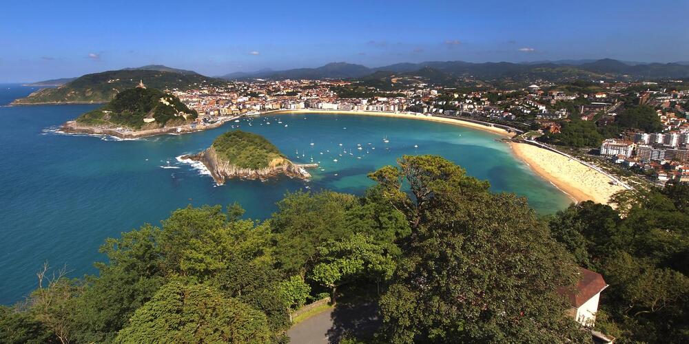 La Concha Bay, San Sebastián, Spain