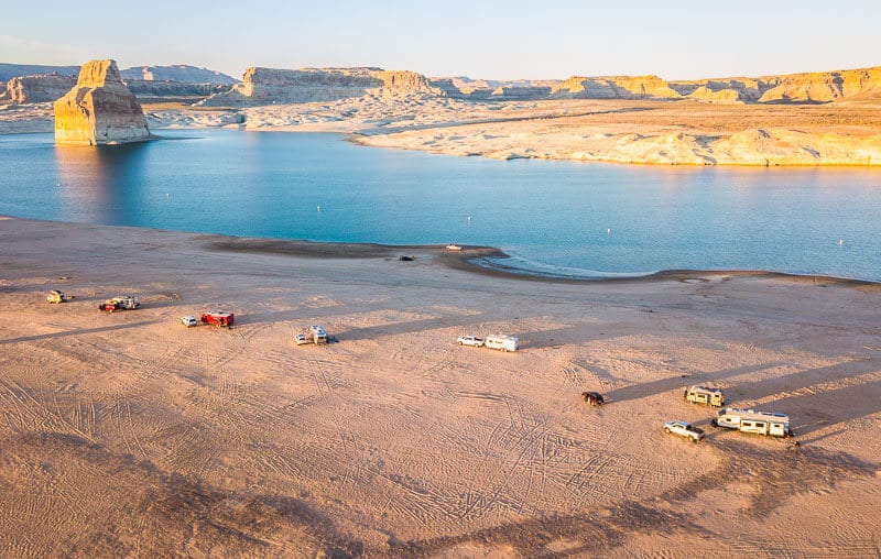 Lone rock beach lake powell