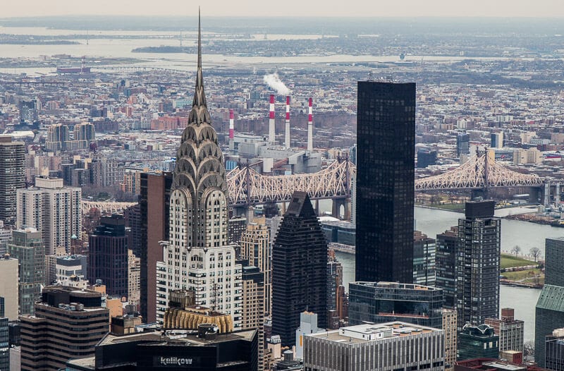 views of new york from empire state building