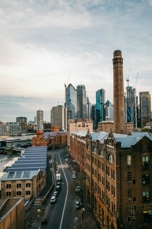 Views of The Rocks through to Sydney CBD, Sydney.