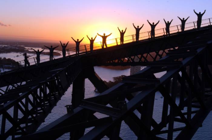 Sydney Harbour Bridge climb at Twilight