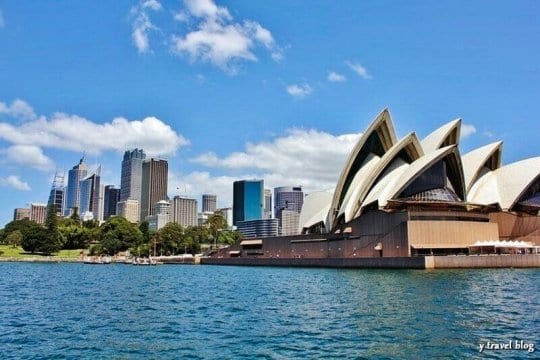 View of Sydney Opera House from the Manly Ferry