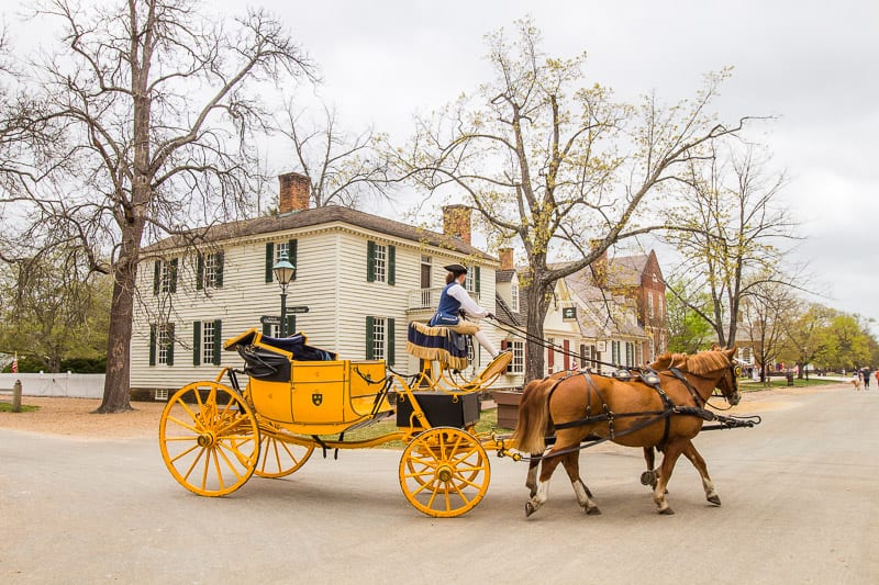 Colonial Williamsburg is one of the top things to do in Williamsburg, VA